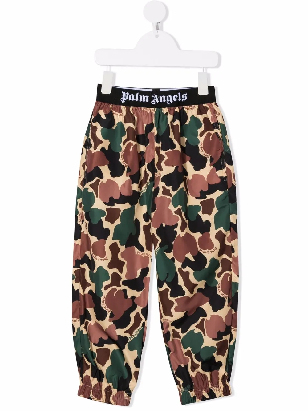 

Palm Angels Kids pants con estampado militar - Neutro