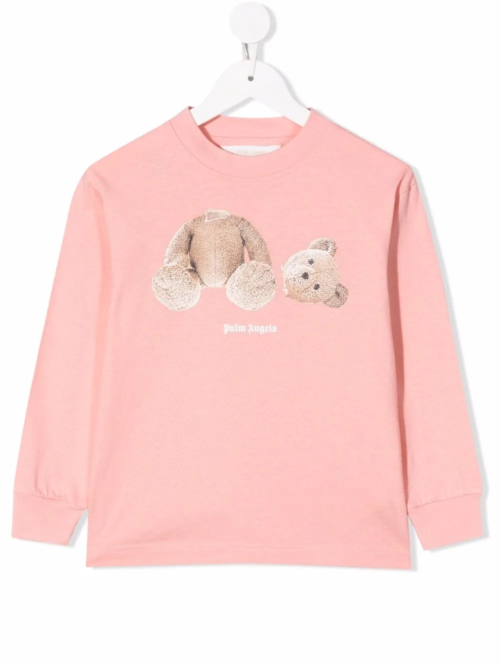 

Palm Angels Kids sudadera con motivo Teddy Bear - Rosado