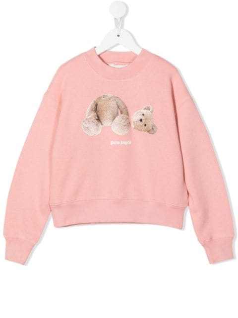 Palm Angels Kids Teddy Bear-print sweatshirt