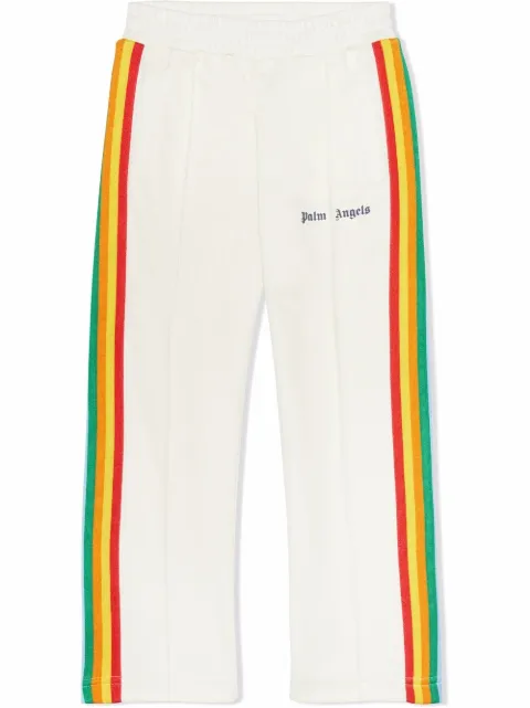 Palm Angels Kids side-stripe track pants