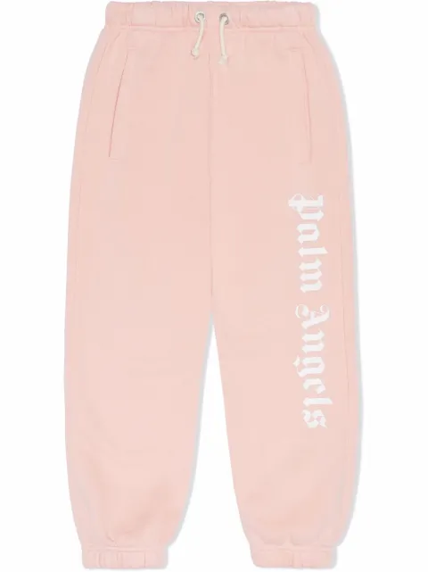 Palm Angels Kids logo-print track pants