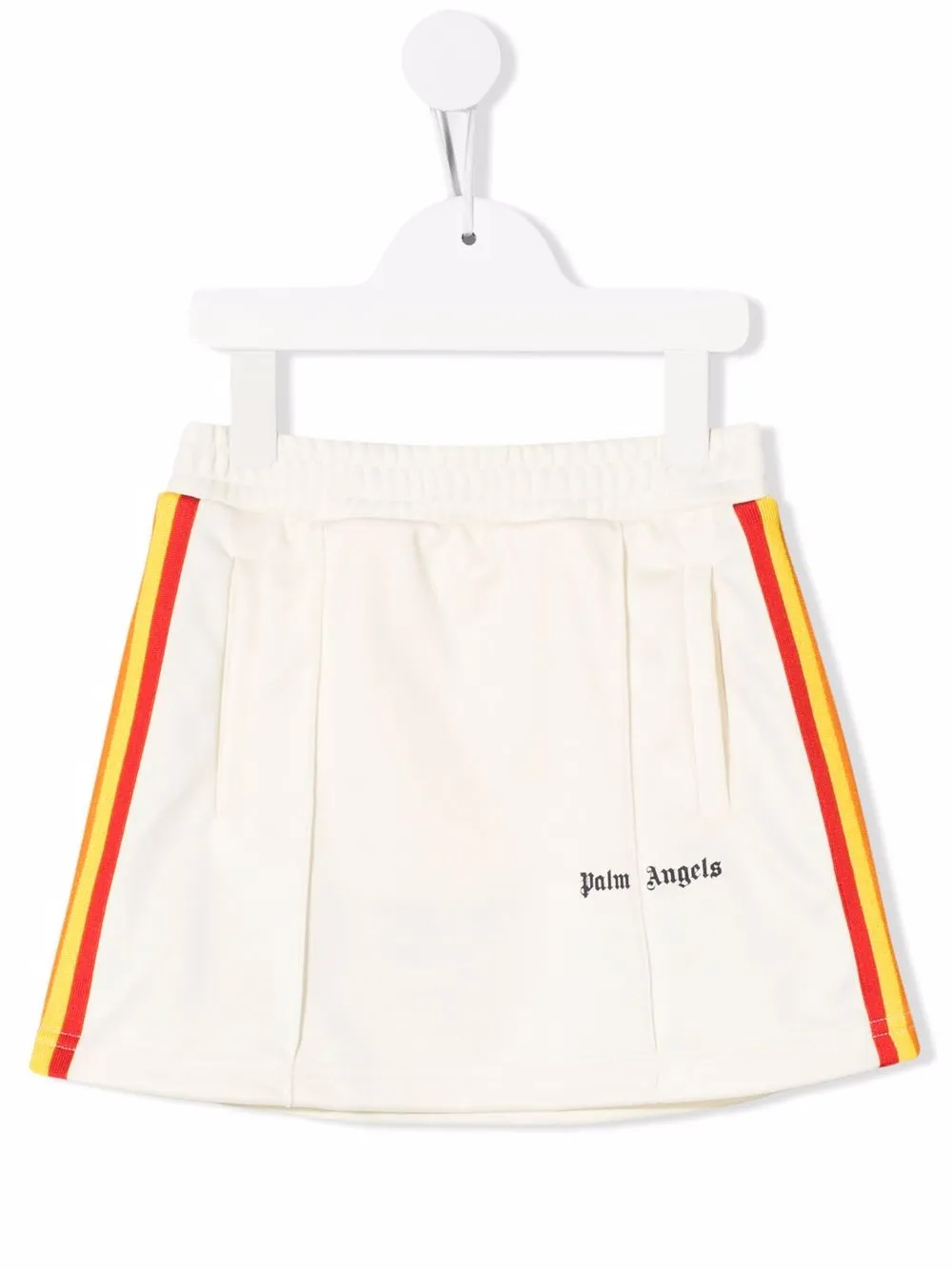 

Palm Angels Kids falda deportiva con rayas laterales - Amarillo