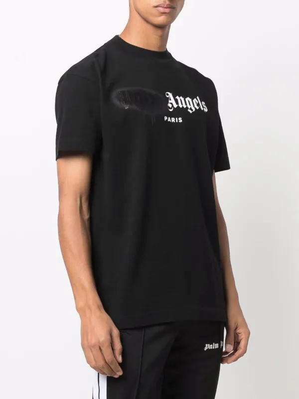 Palm Angels logo-print short-sleeve T 