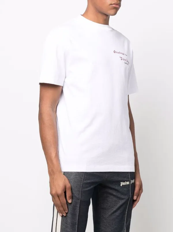 Palm Angels logo-print T-shirt - Farfetch