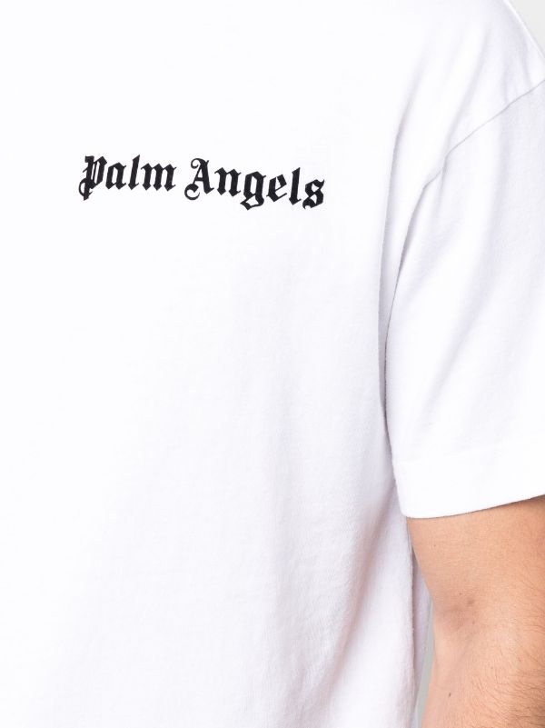 Palm Angels logo-print T-shirt - Farfetch