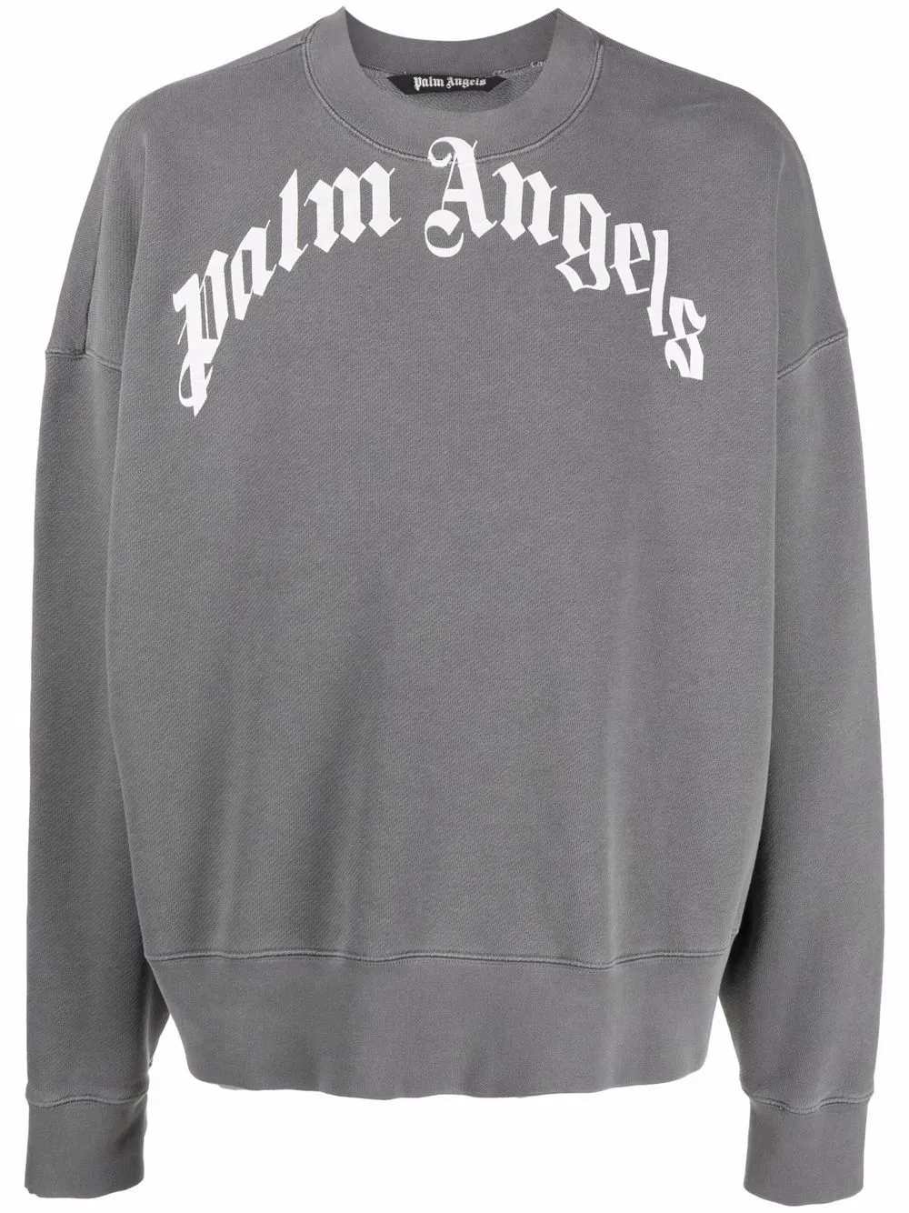 

Palm Angels sudadera con logo estampado - Gris