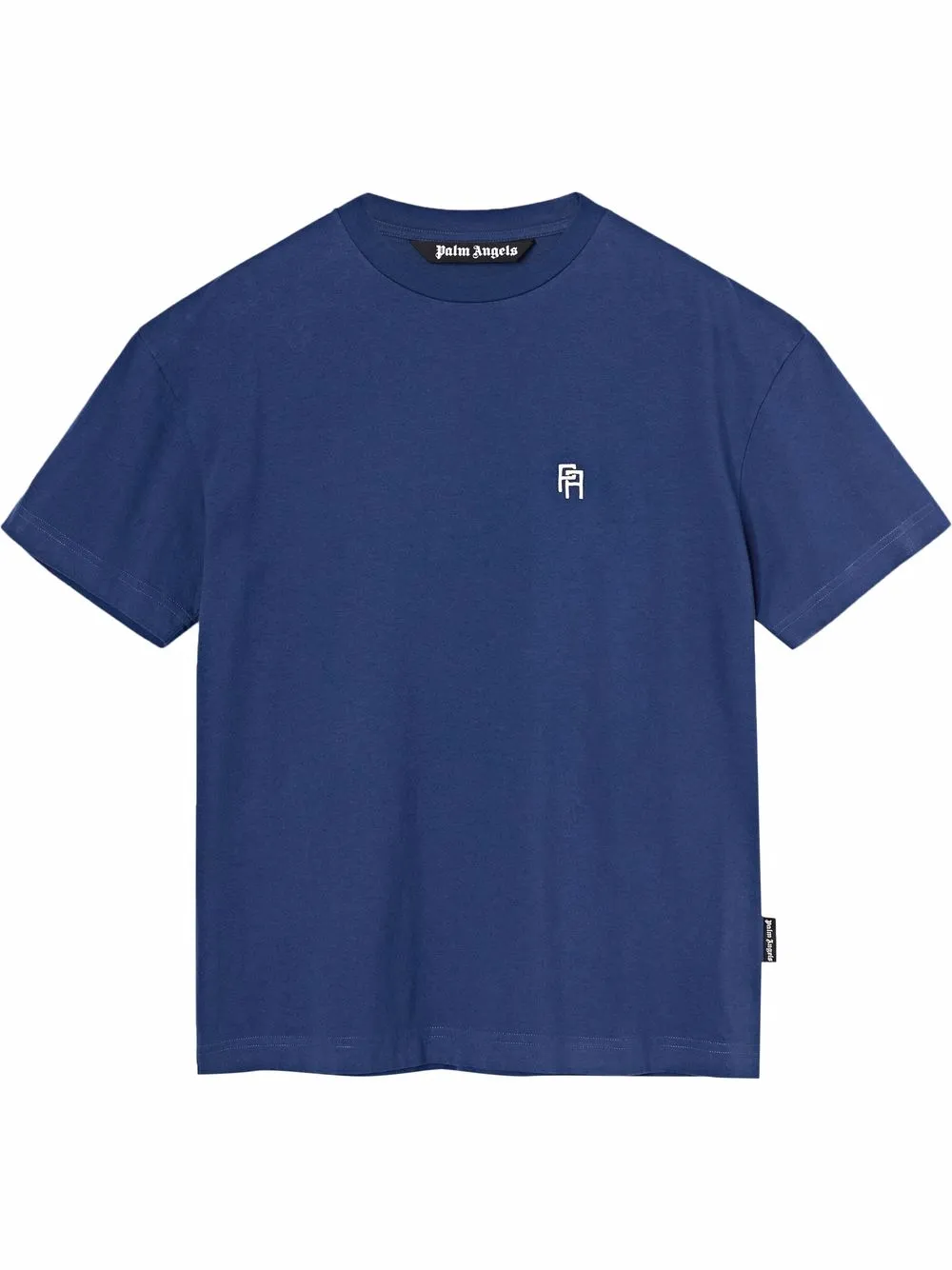 

Palm Angels playera con monograma bordado - Azul