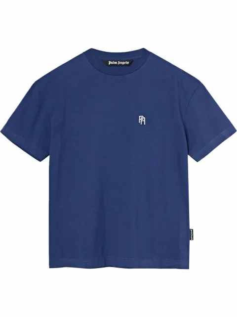 Palm Angels monogram-embroidered T-shirt