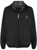 Philipp Plein zipped windbreaker jacket - Black