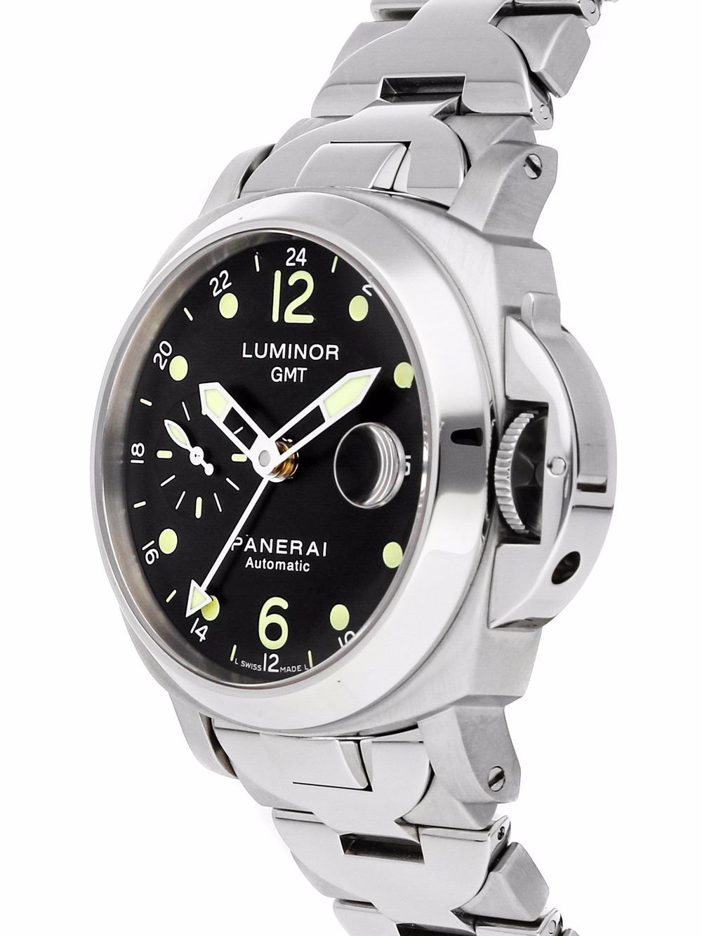 фото Panerai наручные часы luminor gmt pam 160 pre-owned 40 мм