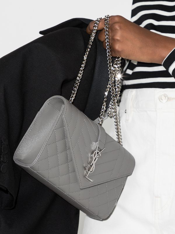 saint laurent matelasse shoulder bag