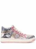 Philippe Model Paris sequin-embellished sneakers - Gold