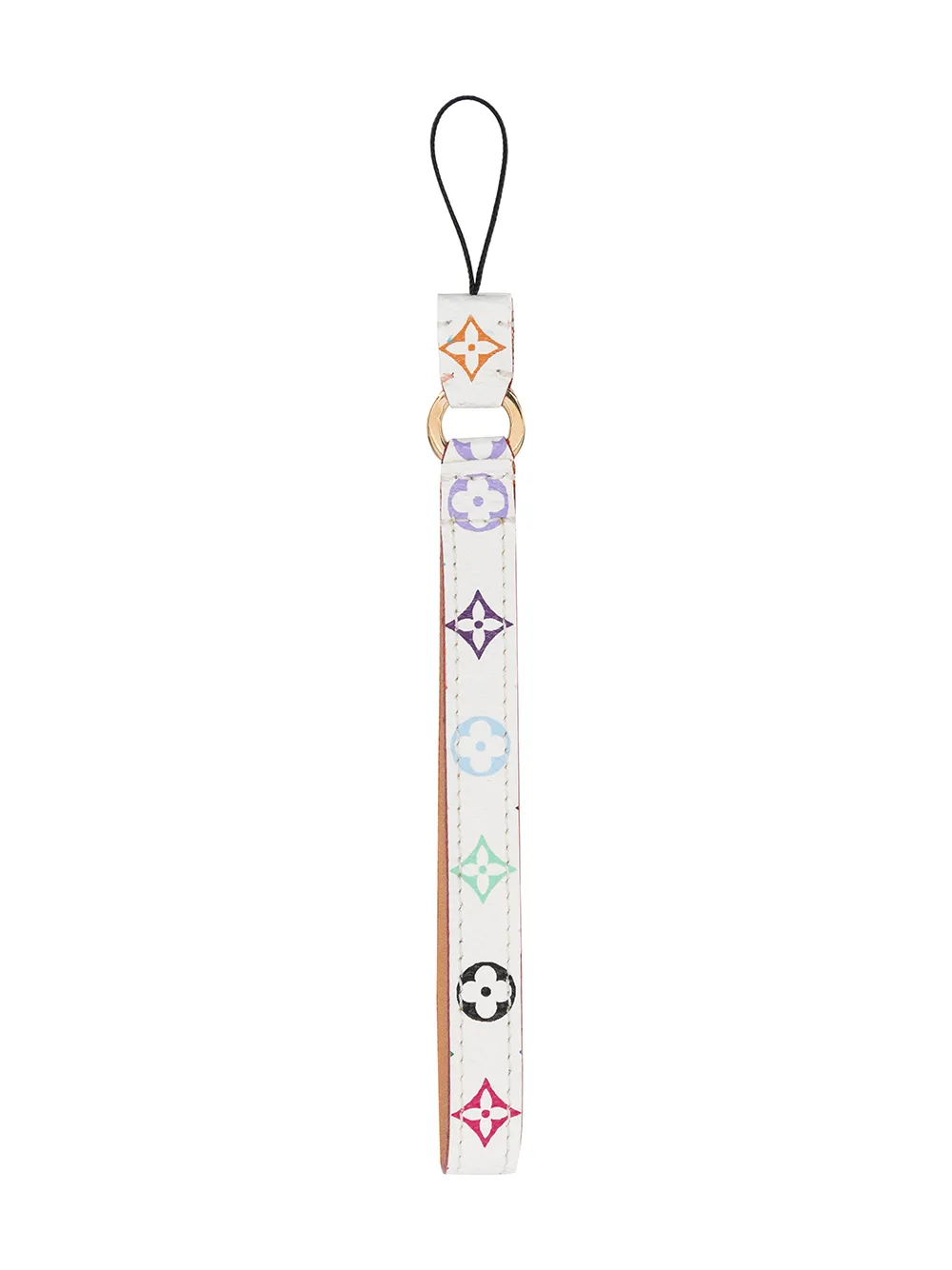Pre-owned Louis Vuitton X Takashi Murakami 2004  Monogram Wrist Strap In White