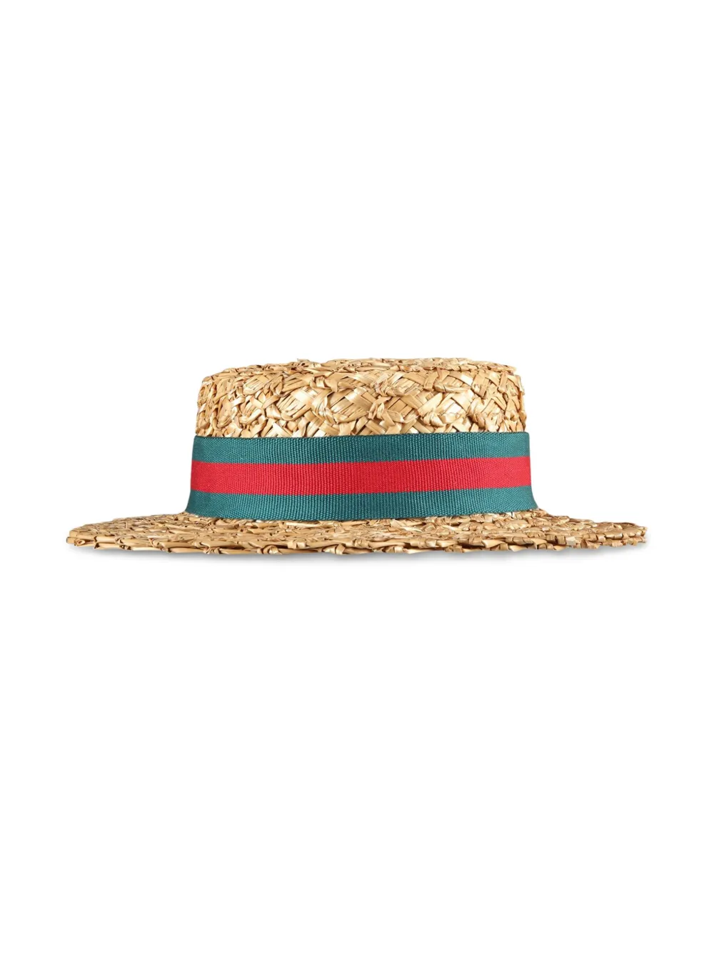 Gucci Kids Strohhut mit Logo-Band | Nude | Image 1