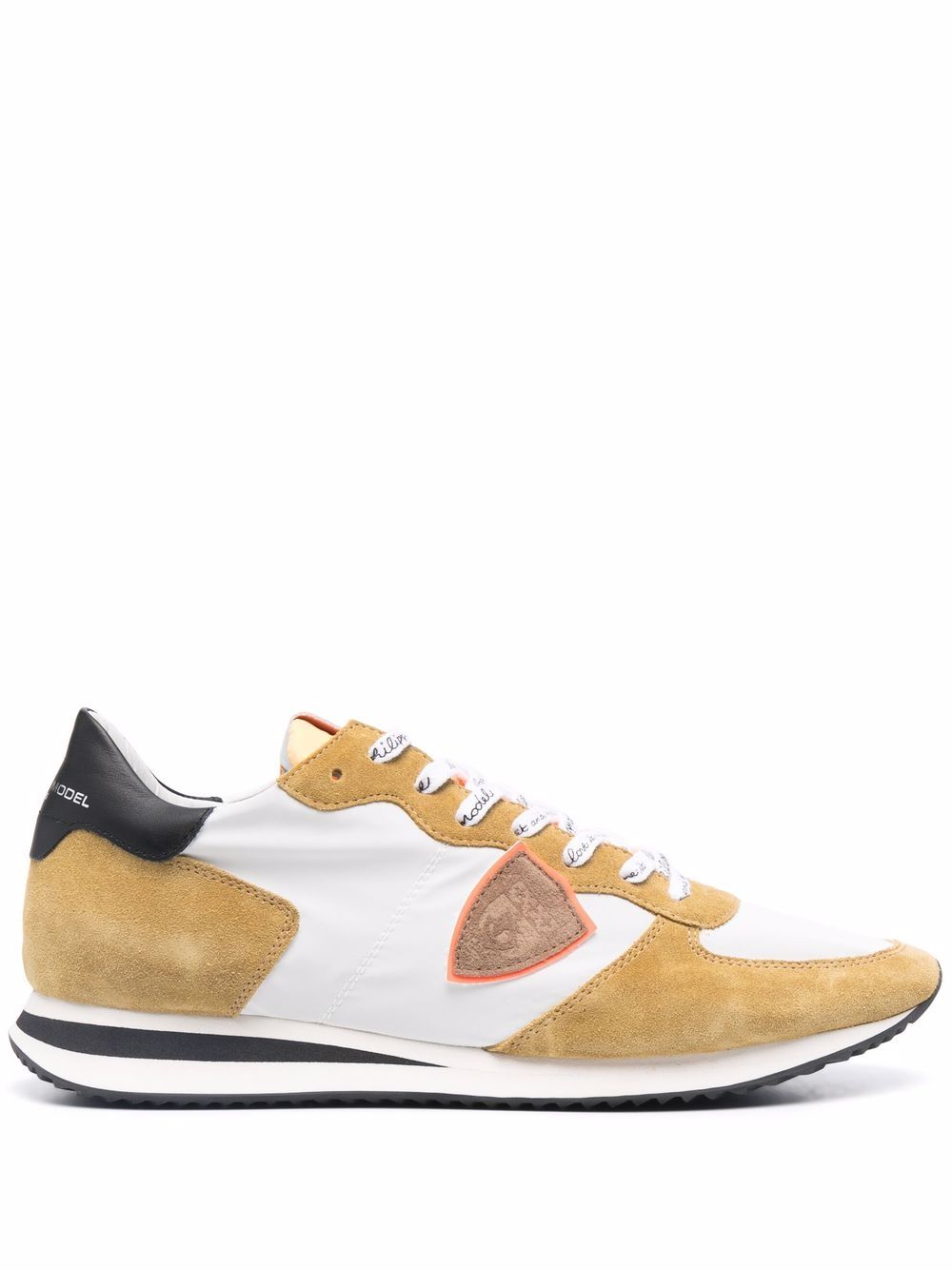 Philippe Model Paris Tropez Panelled Low-top Sneakers In White
