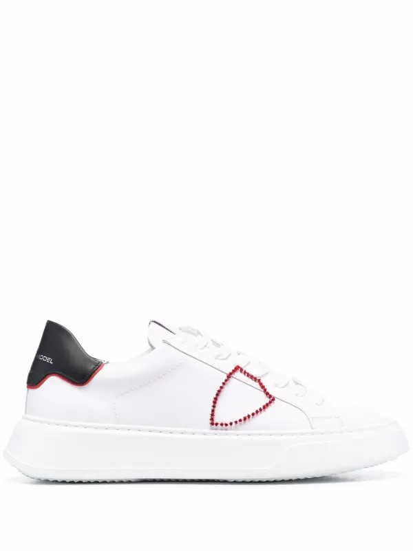 Philippe Model Temple White Black Sneaker - Ferraris Boutique