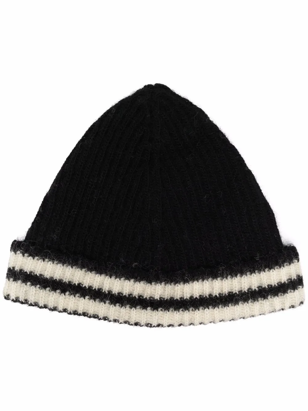 Our Legacy striped-trim wool-knit hat