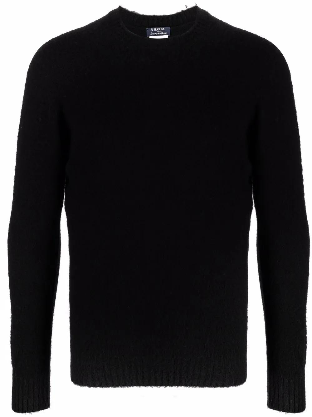 

Barba crew-neck knit jumper - Black