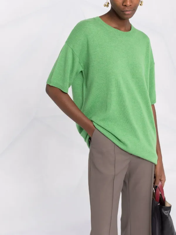green short sleeve jumper