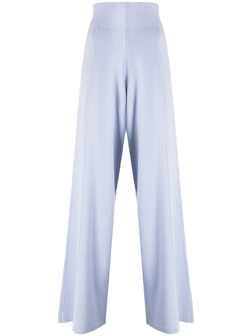 

Pringle of Scotland pantalones tejidos con tiro alto - Azul