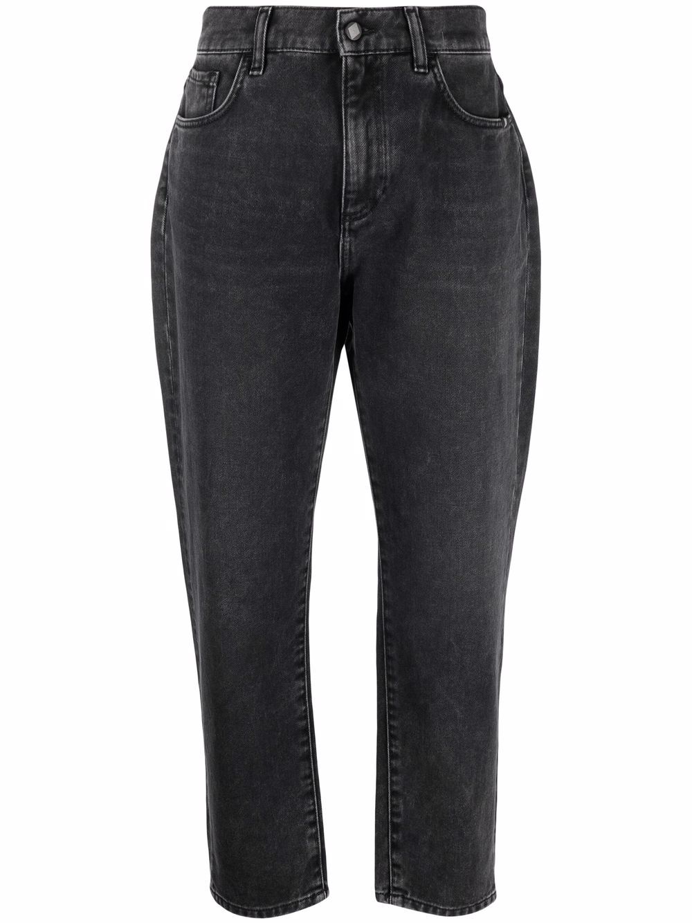 AMISH tapered leg jeans - Black