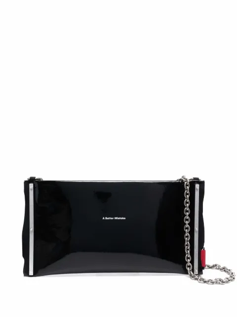 A BETTER MISTAKE Schultertasche mit Logo-Print