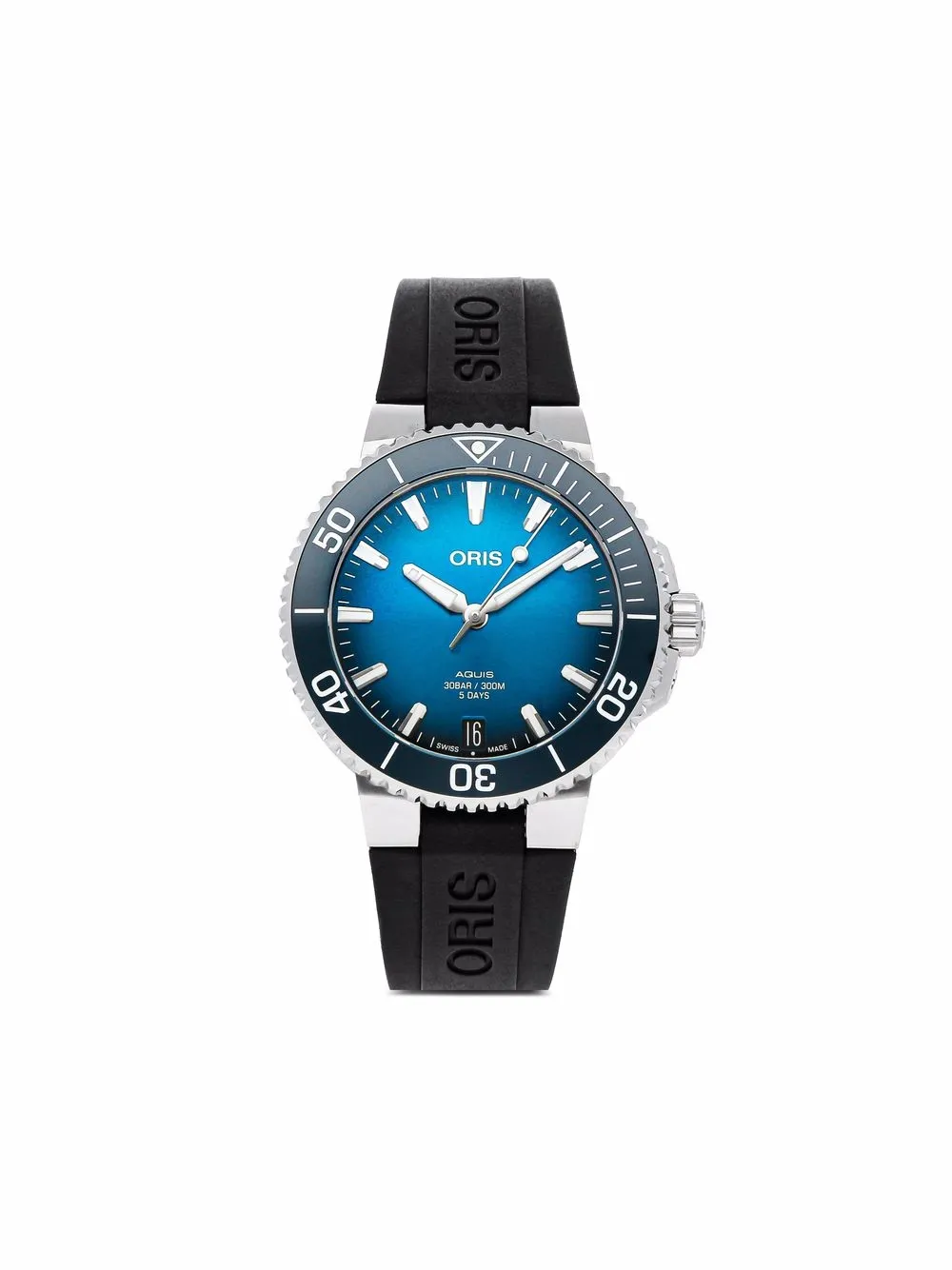 

Oris pre-owned Aquis Date 40mm - Blue