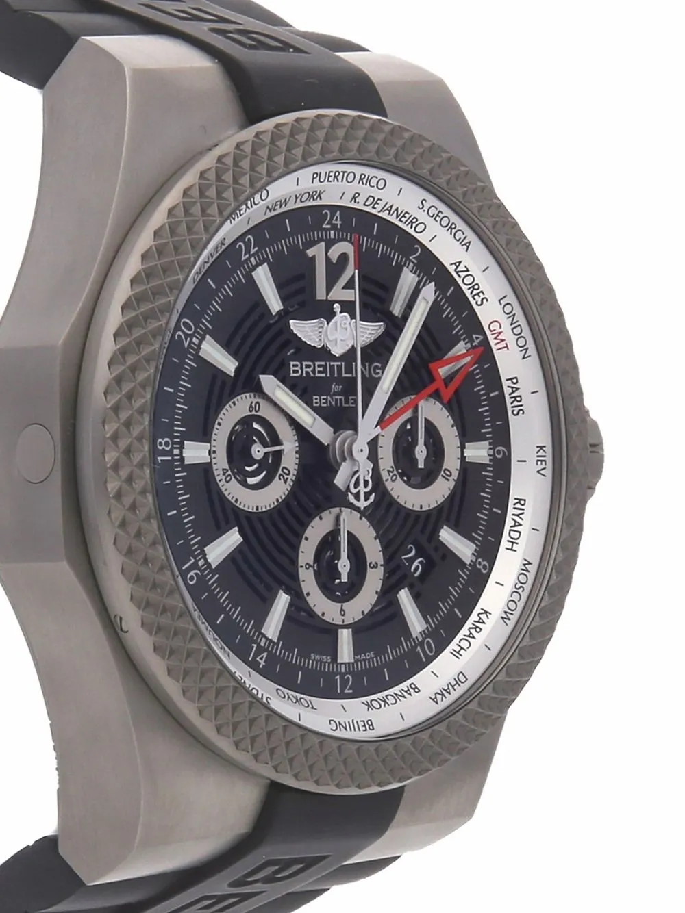 фото Breitling pre-owned наручные часы bentley gmt b04 pre-owned 49 мм