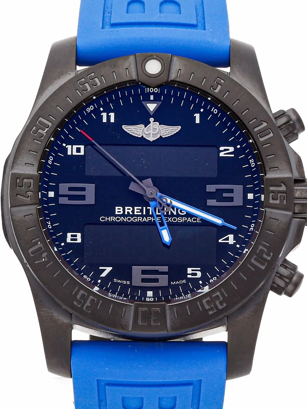 фото Breitling pre-owned наручные часы exospace night mission pre-owned 46 мм