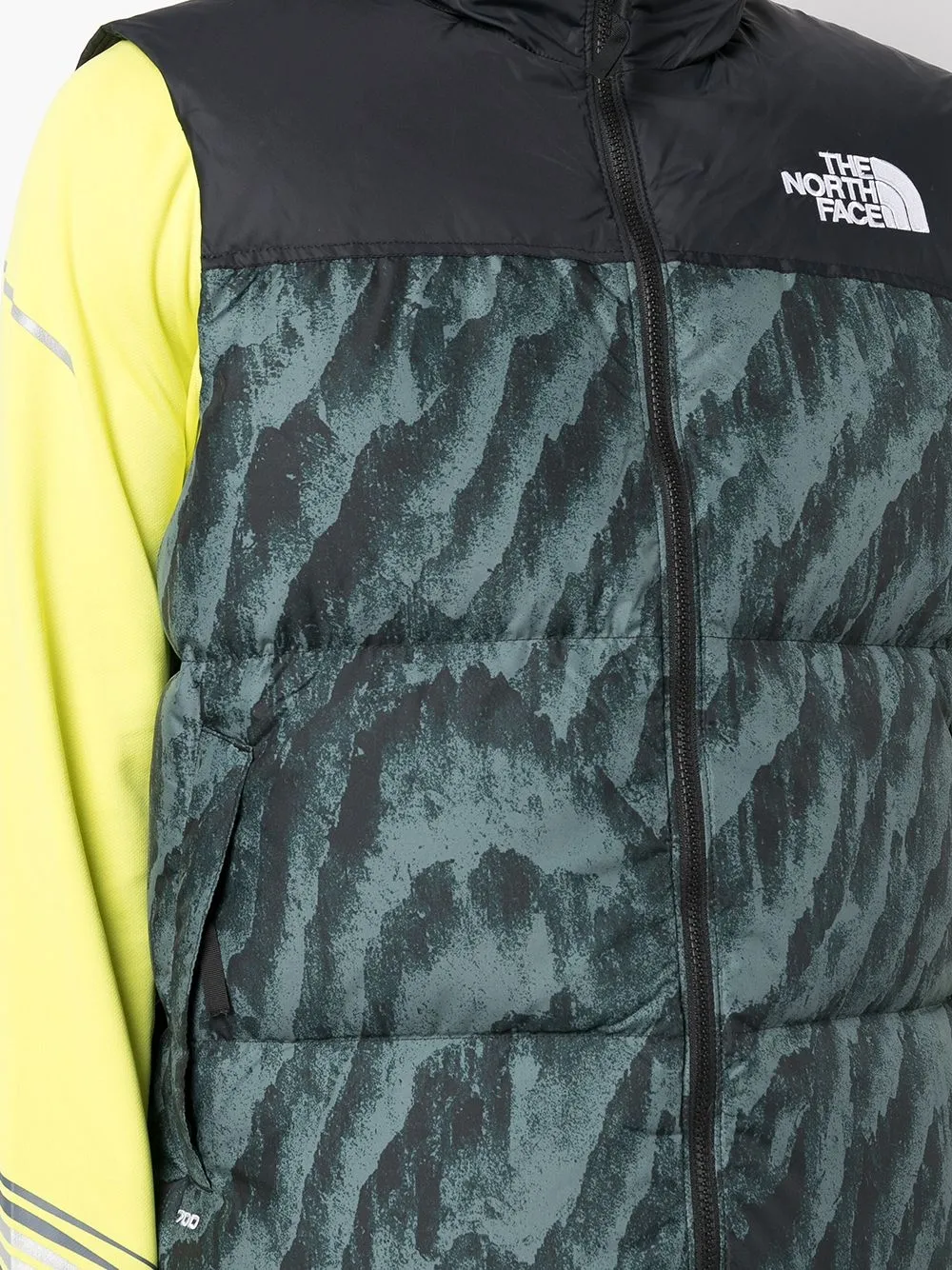 фото The north face жилет с принтом 1996 retro nuptse