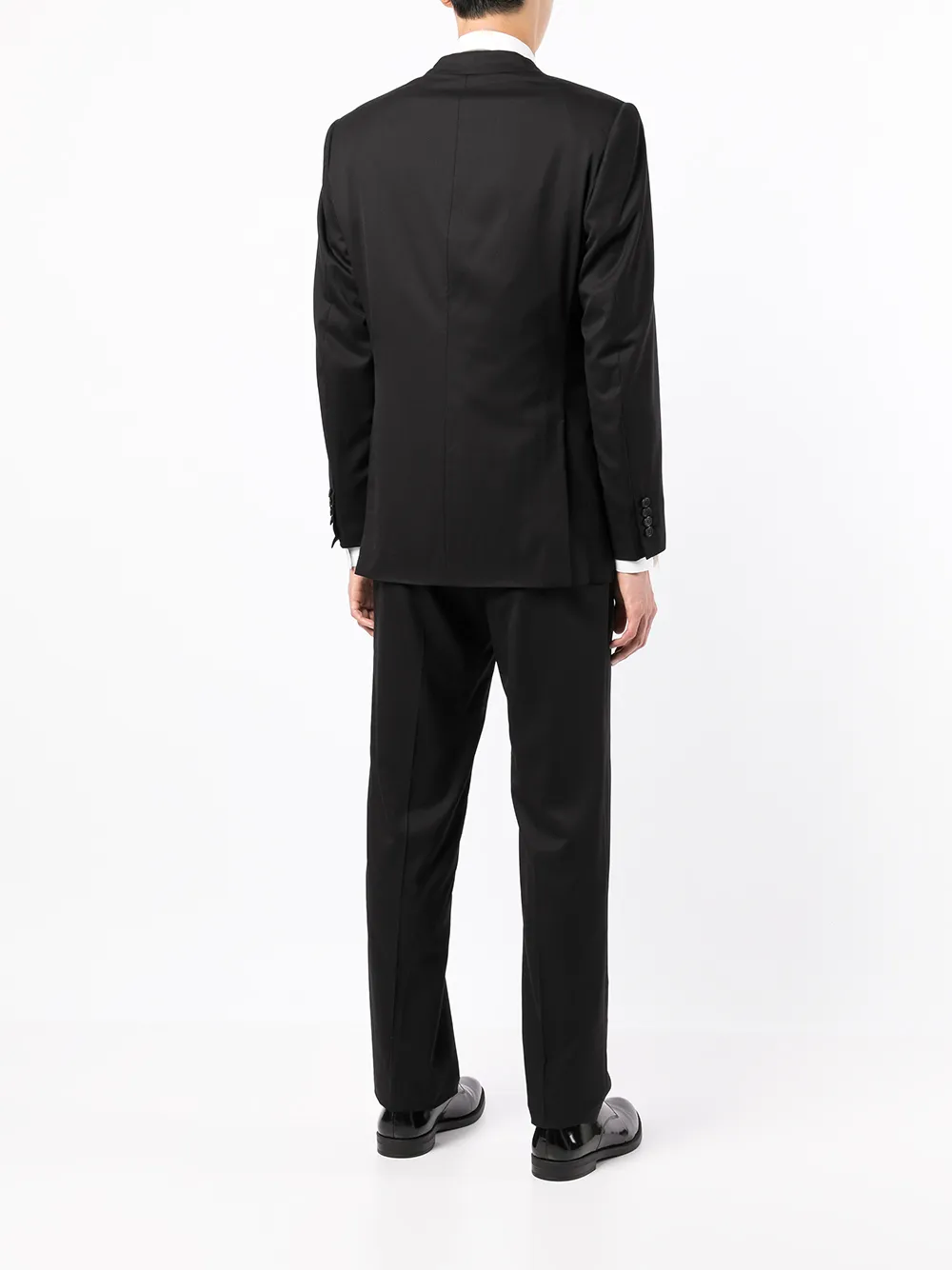 Shop Brioni Single-breasted Wool Blazer In Black