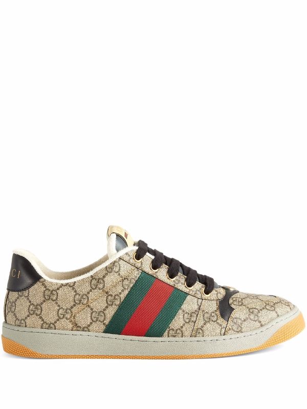 up sneakers with Express Delivery - Shop Gucci Screener lace ...