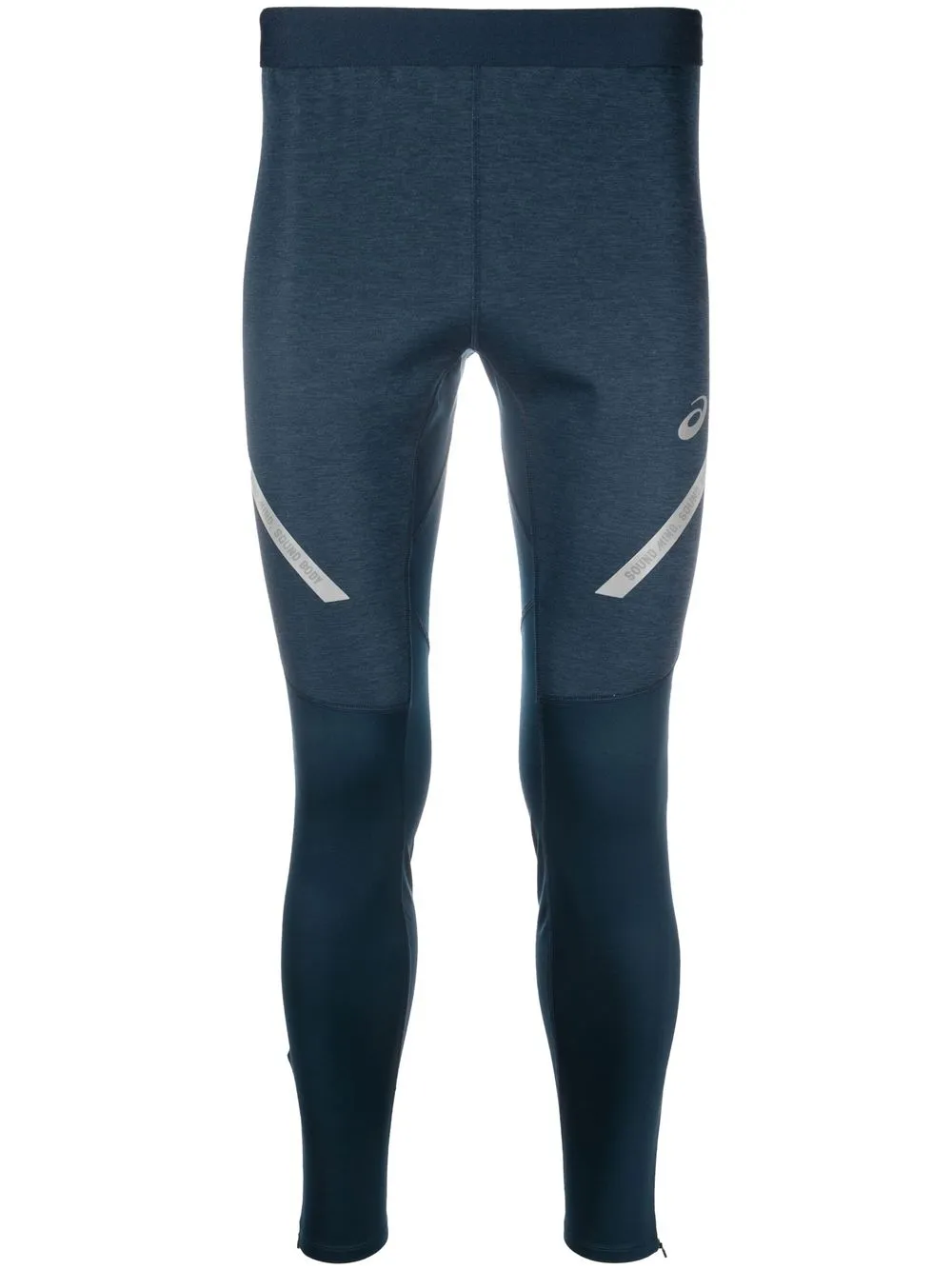 

ASICS logo-print performance leggings - Blue
