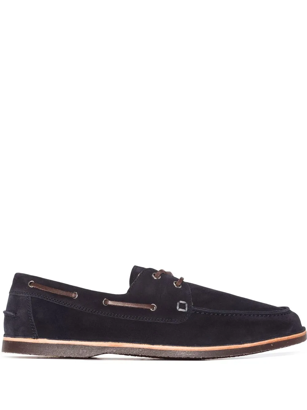 

Brunello Cucinelli zapatos top sider con puntera redonda - Azul