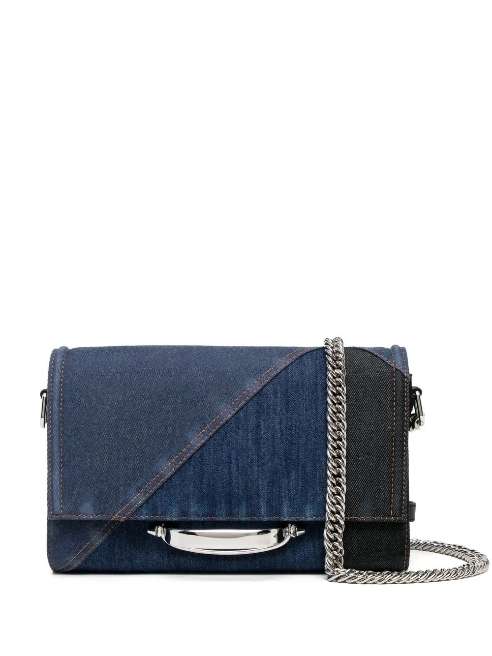 

Alexander McQueen bolsa de hombro de mezclilla - Azul