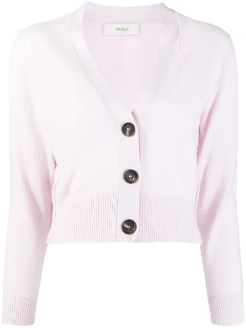Pringle of Scotland V-neck cropped cashmere cardigan