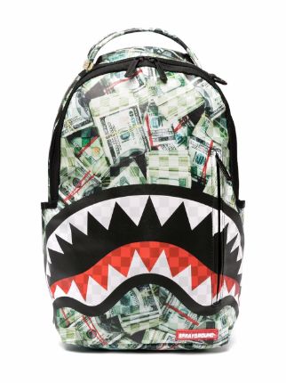 Sprayground Kid Shark Teeth Print Backpack - Farfetch