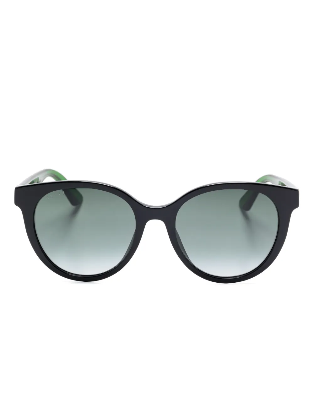 Gucci Eyewear Web stripe Sunglasses Black FARFETCH AE