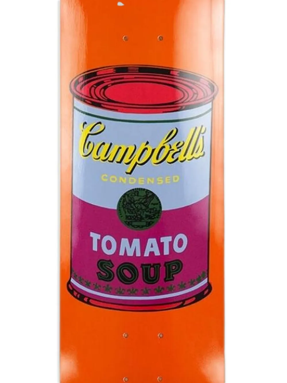 The Skateroom Campbell's Soup skateboard met print Oranje