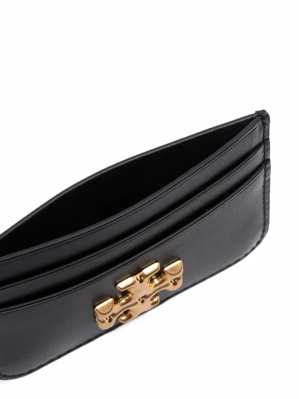 Tory Burch Eleanor Card Holder | Black | FARFETCH