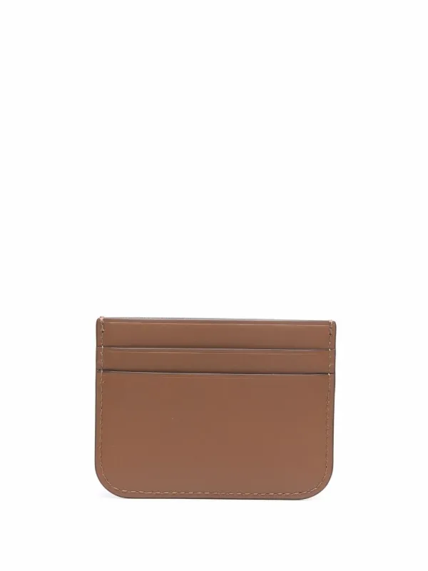 Tory Burch Eleanor Card Holder | Brown | FARFETCH GE