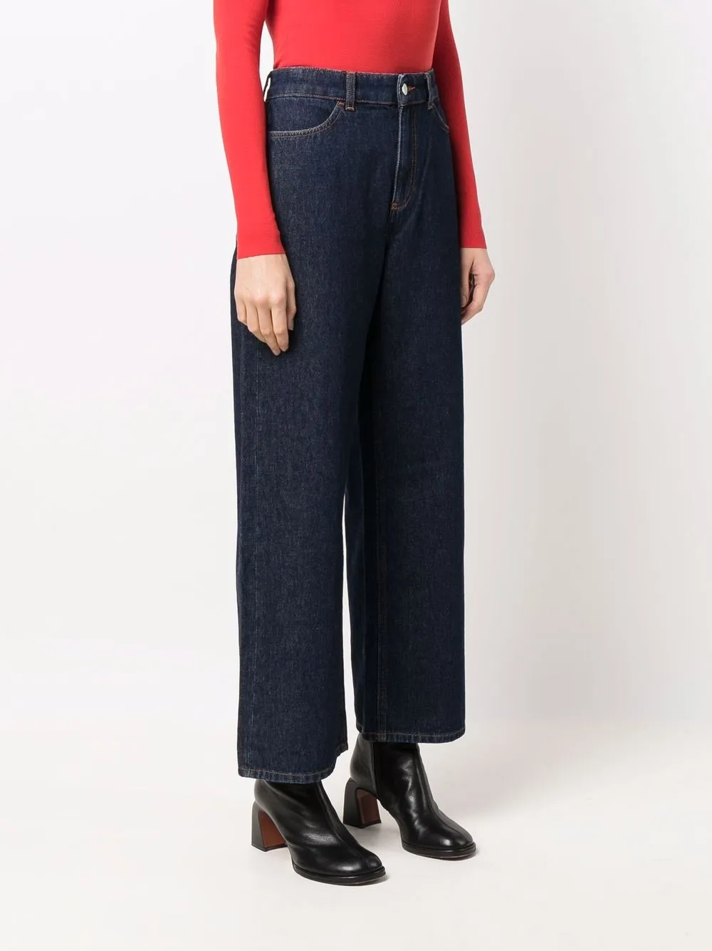  Amish Wide Leg Jeans - Blue 