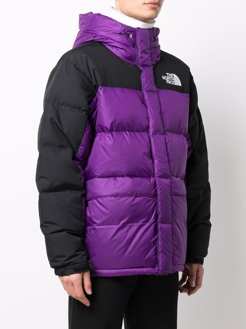 фото The north face пуховик с вышитым логотипом