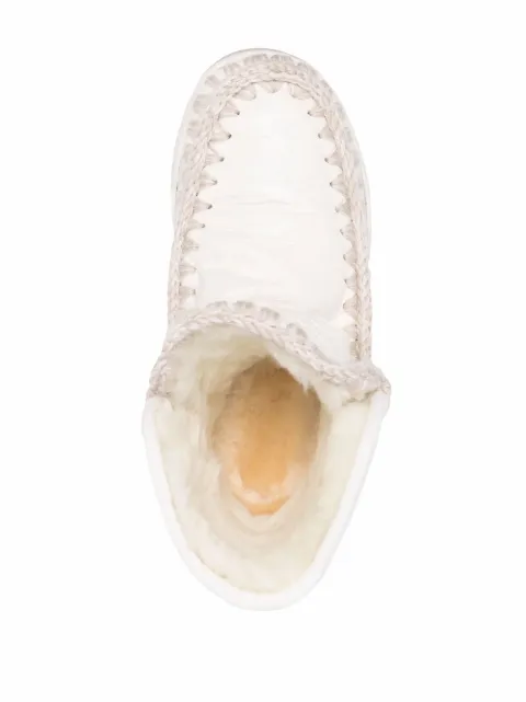 Mou crochet stitch-trim chunky sneakers MUFW311000C - 3