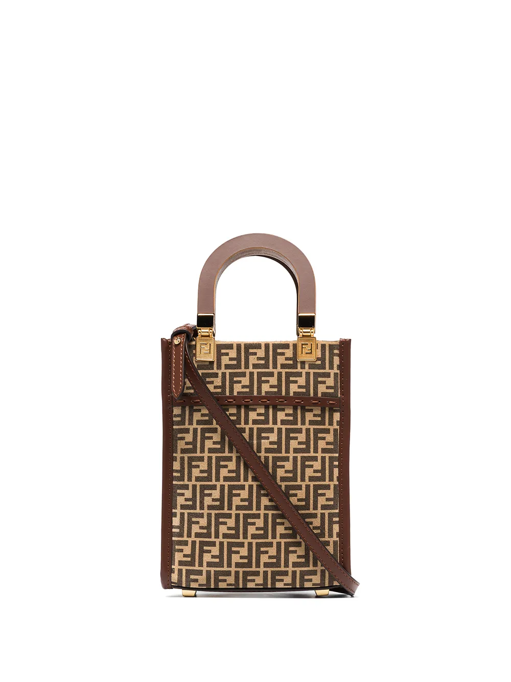 FENDI サンシャイン ミニバッグ - ニュートラル FENDI サンシャイン ミニバッグ - ニュートラル
