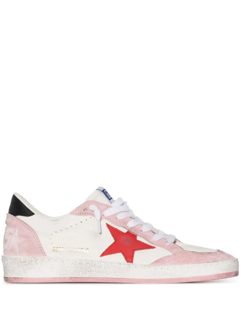 

Golden Goose tenis SuperStar con agujetas - Blanco