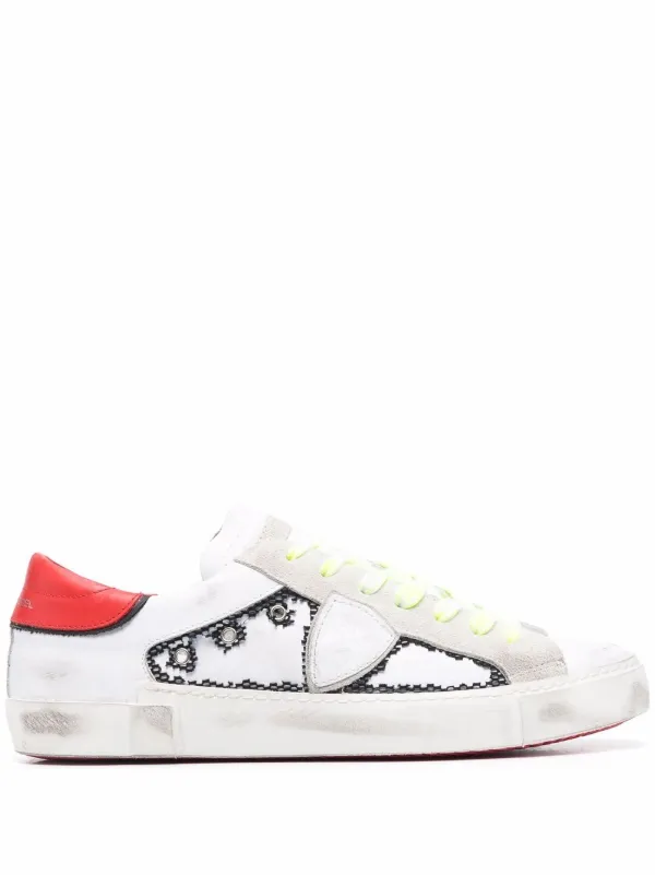 philippe model silver sneakers