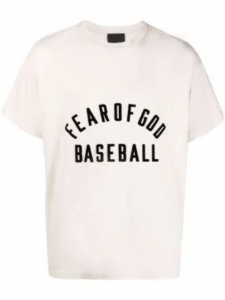 Fear Of God logo-print Baseball T-shirt - Farfetch