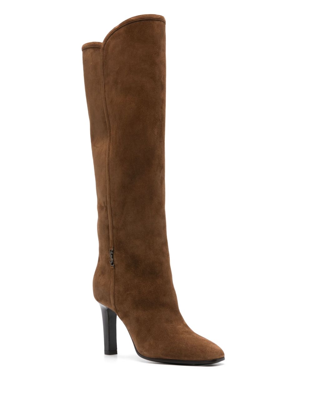 Saint Laurent 90mm Jane boots - Brown