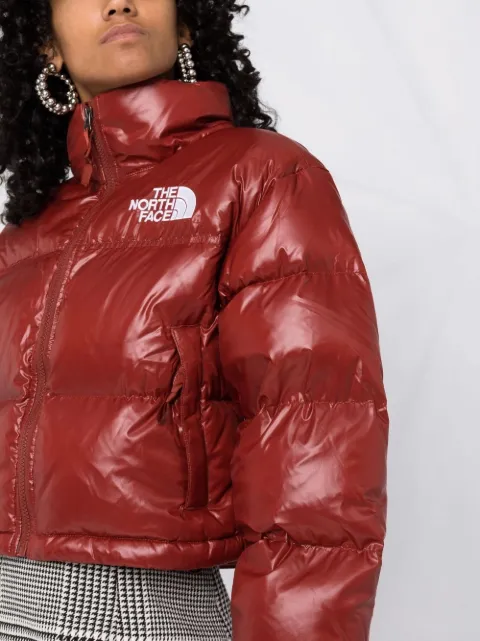 north face cropped puffer